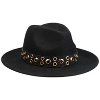 Eyelet Band Fedora Uldhat by Seeberger - 839,00 kr