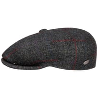 Galvin Windowpane Plaid Flat Cap by Bailey 1922 - 529,00 kr