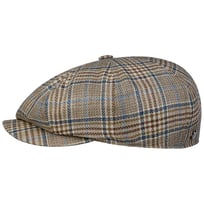 Glencheck 8 Panel Flat Cap by Lierys - 749,00 kr