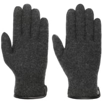 Handsker i Filtet Uld med L�der by Roeckl - 499,00 kr