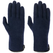 Handsker i Filtet Uld med L�der by Roeckl - 499,00 kr