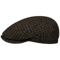 Harris Tweed Houndstooth Driver Cap by Stetson - 1339,00 kr
