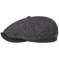 Hatteras Boiled Wool Flat Cap by Stetson - 669,00 kr