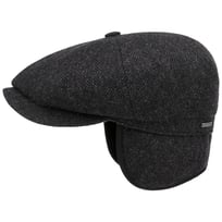 Hatteras Classic Ear Flaps Flat Cap by Stetson - 959,00 kr