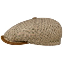 Hatteras Cotton Mix Structure Flat Cap by Stetson - 1189,00 kr