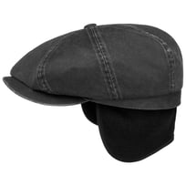 Hatteras Datto Flat Cap med �reklapper by Stetson - 809,00 kr