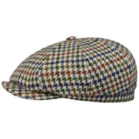 Hatteras Denaby Harris Tweed Flat Cap by Stetson - 959,00 kr