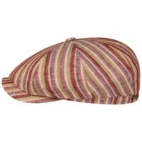 Hatteras Docado Stripe Flat Cap by Stetson - 739,00 kr