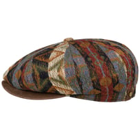 Hatteras Ethnic Jacquard Flat Cap by Stetson - 959,00 kr