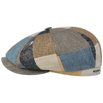 Hatteras Fresh Patchwork Flat Cap by Stetson - 669,00 kr