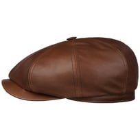Hatteras Goat Nappa Bowling Flat Cap by Stetson - 1339,00 kr