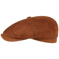 Hatteras Goat Suede Flat Cap by Stetson - 1339,00 kr