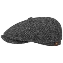 Hatteras Herringbone Flat Cap by Stetson - 959,00 kr