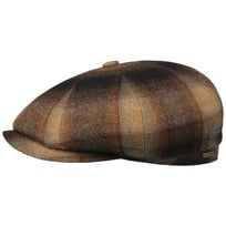 Hatteras Italian Wool Check Flat Cap by Stetson - 959,00 kr