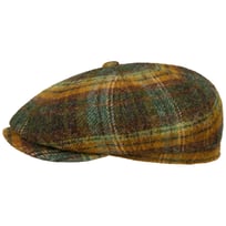 Hatteras Shetland Plaid Flat Cap by Stetson - 739,00 kr