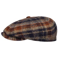 Hatteras Shetland Plaid Flat Cap by Stetson - 739,00 kr