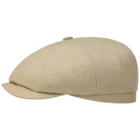 Hatteras Sustainable Twill Flat Cap by Stetson - 589,00 kr