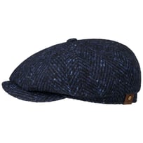 Hatteras Uld Colour Neps Flat Cap by Stetson - 959,00 kr