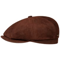 Hatteras Uni Pigskin Flat Cap by Stetson - 959,00 kr