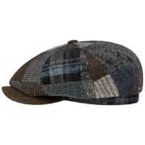 Hatteras Viscott Patchwork Flat Cap by Stetson - 739,00 kr