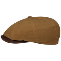 Hatteras Waxed Contrast Flat Cap by Stetson - 1109,00 kr
