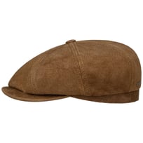 Hatteras Waxed Pigskin Flat Cap by Stetson - 1109,00 kr
