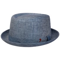 Herringbone Pork Pie Bomuldshat by Alfonso D�Este - 829,00 kr