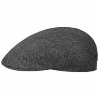 Herringbone UV Silk Driver Flat Cap by Stetson - 889,00 kr