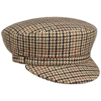 Houndstooth Check Skipperkasket by Lierys - 499,00 kr