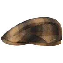 Italian Wool Check Driver Flat Cap by Stetson - 959,00 kr
