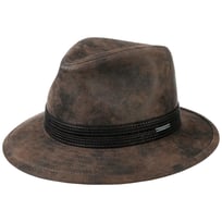 Jacky Pigskin Traveller L�derhat by Stetson - 1489,00 kr