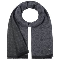 Jacquard Stamps Bomuldshalst�rkl�de by Stetson - 589,00 kr