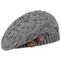 Jil Strikket Baret med Knapper by Lierys - 379,00 kr