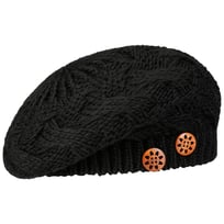 Jil Strikket Baret med Knapper by Lierys - 379,00 kr