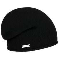 Kashmir Beanie med Rollrand by Seeberger - 589,00 kr