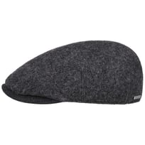Kent Boiled Wool Flat Cap by Stetson - 589,00 kr