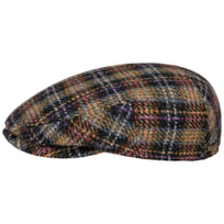 Kent Check Harris Tweed Flat Cap by Stetson - 959,00 kr