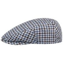 Kent Tricolour Houndstooth Flat Cap by Stetson - 779,00 kr