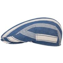 Kent Twotone Stripes Flat Cap by Stetson - 459,00 kr