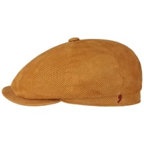 Kyoto Perf Leather Flat Cap by Alfonso D�Este - 1169,00 kr