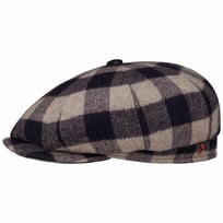 Kyoto Twotone Check Flat Cap by Alfonso DEste - 1169,00 kr