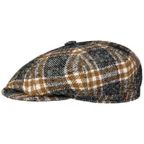 Kyoto Wool Check Newsboykasket by Alfonso D�Este - 829,00 kr