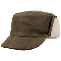 L�der Army Cap med �reklapper by Lierys - 699,00 kr