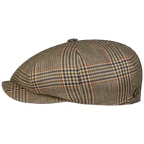 Larkhaven Check 8 Panel Flat Cap by Balmoral - 749,00 kr
