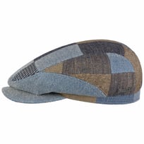 Laughlin Driver Patchwork Flat Cap by Stetson - 669,00 kr