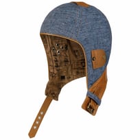 Linned Flyverhjelm med L�der by Stetson - 1339,00 kr
