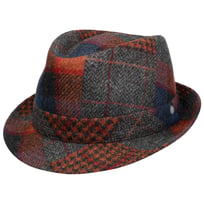 Merino Patchwork Trilby Hat by Lierys - 669,00 kr