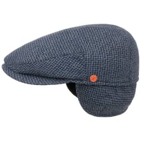 Merlino Zigzag Flat Cap med �reklapper by Mayser - 919,00 kr
