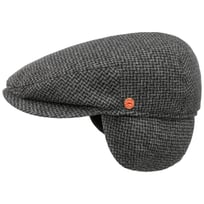 Merlino Zigzag Flat Cap med �reklapper by Mayser - 919,00 kr
