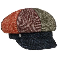 Multicolour Herringbone Newsboykasket by Lierys - 419,00 kr